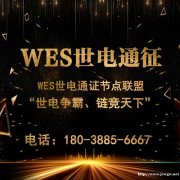 WES世电通证节点联盟